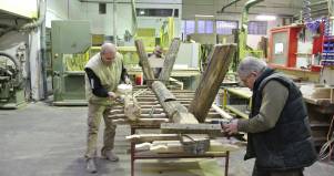 Tavolo legno cristallo conferenza